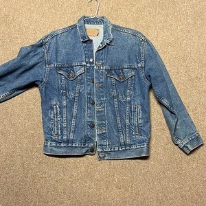 Levi Strauss Blue Denim women’s Jean Jacket L